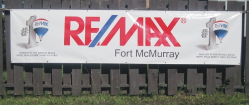 Custom vinyl banner project Sherwood Park