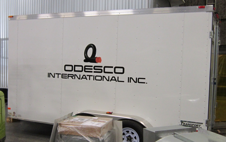 Custom truck lettering in Edmonton