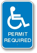 Handicap Reserved parking signs