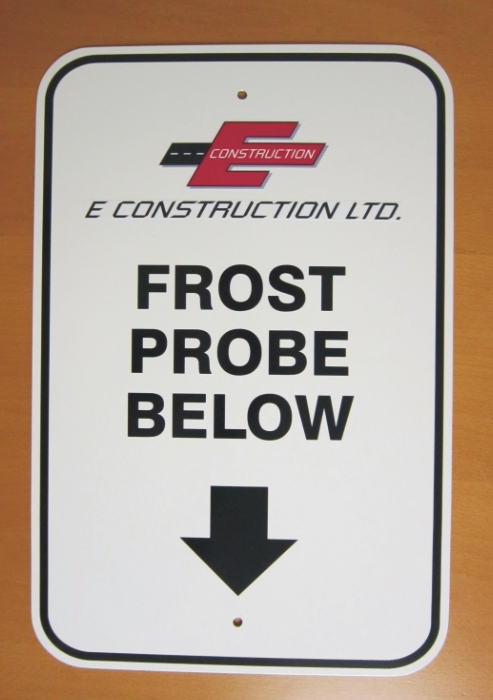 Reserved parking and handicap sign installation